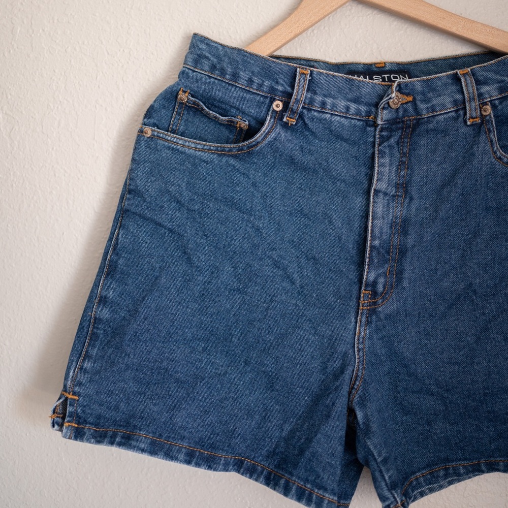 Vintage Halston Denim Shorts